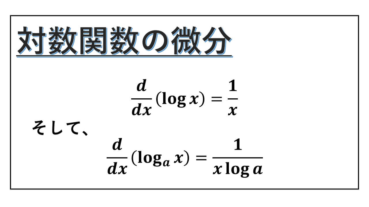 対数関数の微分-サムネイル