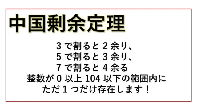 中国剰余定理-表紙